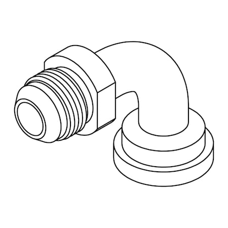 Hydraulic Fitting-Flange16MJ-32FL C61 90 NO BRAZE